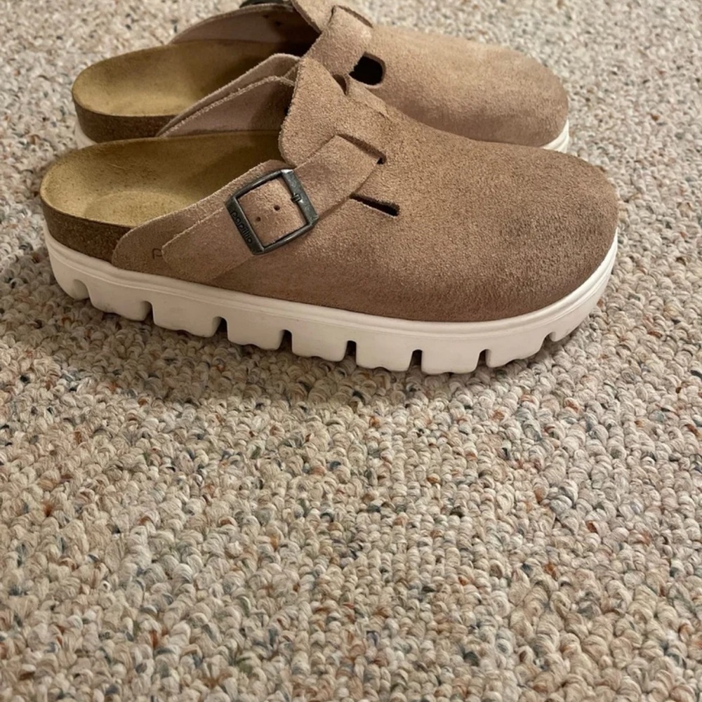 Birkenstock papillio chunky platform clogs